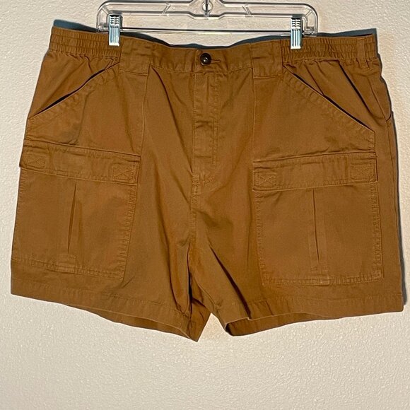Cabela's cargo shorts, Carhartt like material,‎ size 44, dark Khaki color - Picture 1 of 7